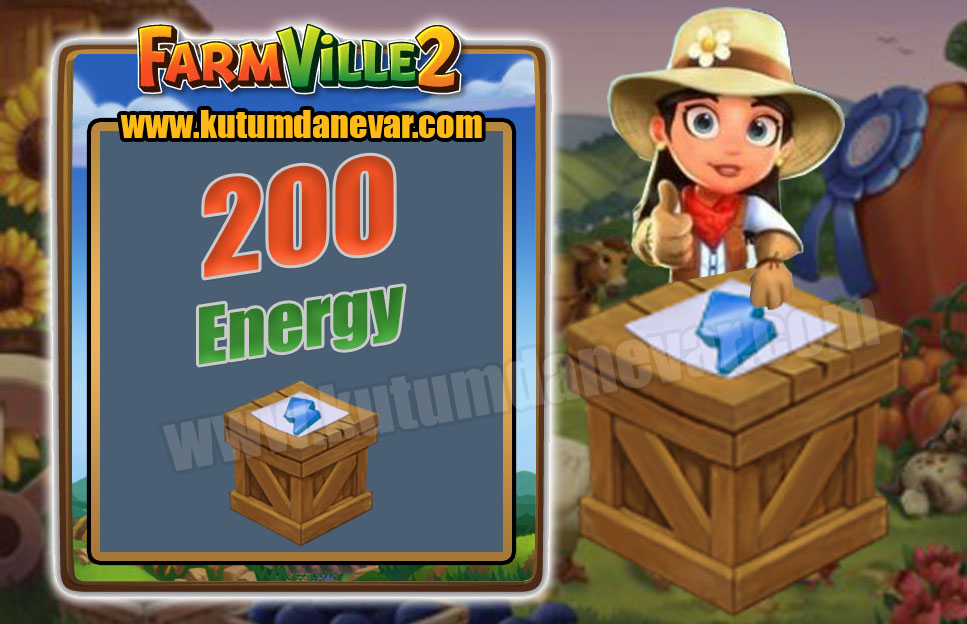 Farmville 2 free 200 energy gifts for the 2nd time in 01 July 2022 Friday